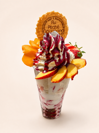 Coupe glacee  Au peche Gourmand Vieux Boucau